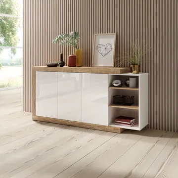 Lipasto Sintra 3 -ovinen kaappi - 180 cm - Säilytys - Säilytyskalusteet - Senkki