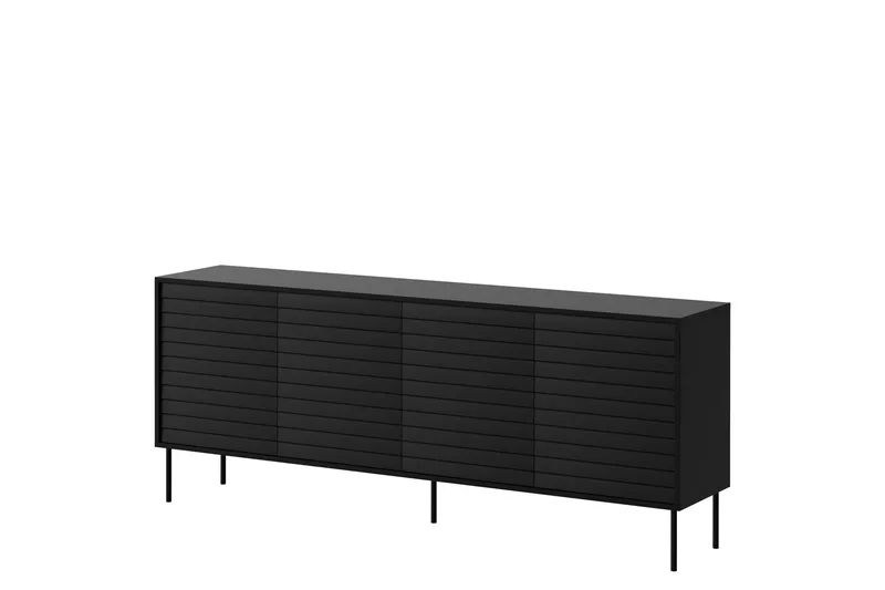 Lipasto Soublet 200 cm, Musta