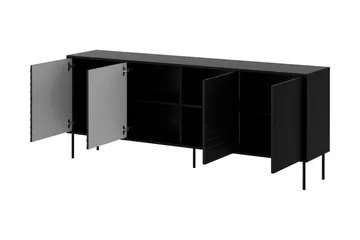 Lipasto Soublet 200 cm - Musta - Säilytys - Säilytyskalusteet - Lipasto