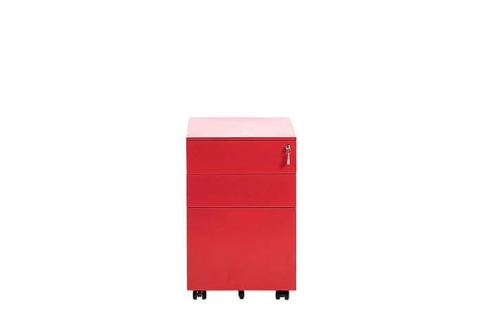 Toimistokaappi Himmelspach 39x52 cm - Metalli / Punainen - Laatikostot