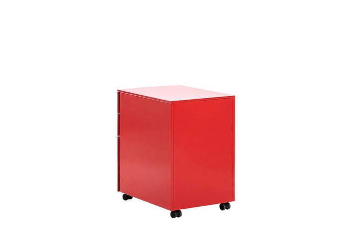Toimistokaappi Himmelspach 39x52 cm - Metalli / Punainen - Laatikostot