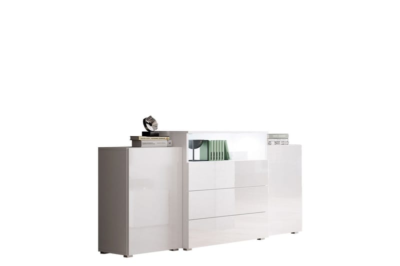 Lipasto Turowo 39x150 cm LED - Valkoinen - Säilytys - Säilytyskalusteet - Lipasto