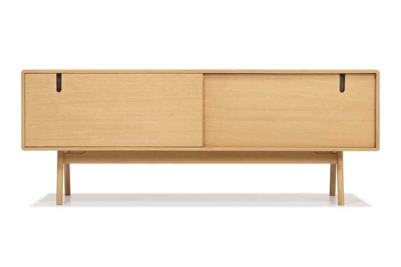 TV-taso Skagana 160x50 cm Massiivitammi - Ruskea - Säilytys - Säilytyskalusteet - Lipasto