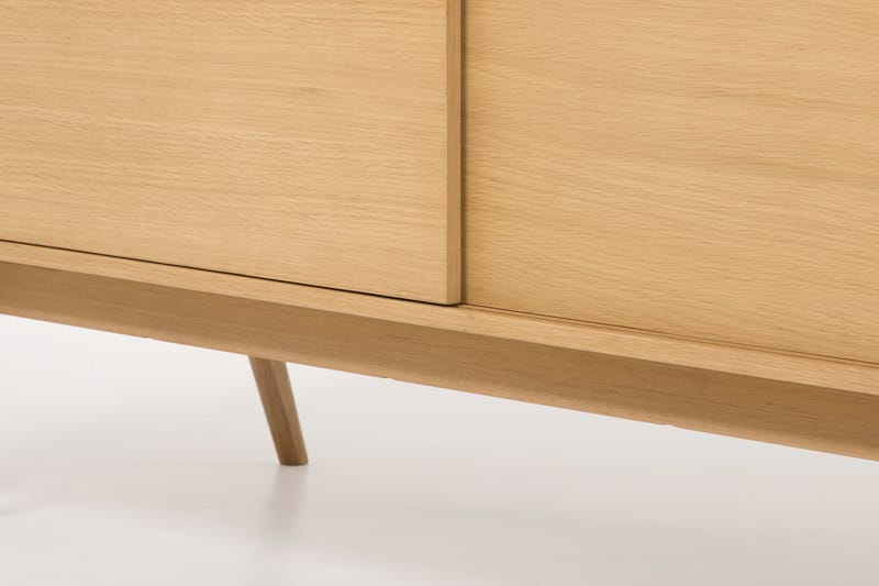 TV-taso Skagana 160x50 cm Massiivitammi - Ruskea - Säilytys - Säilytyskalusteet - Lipasto