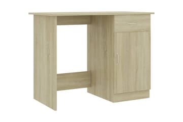 Työpöytä Sonoma-tammi 100x50x76 cm lastulevy - Ruskea - Säilytys - Säilytyskalusteet - Lipasto - Kirjoituslipasto