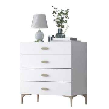 Lipasto Wallxpert Cleo-hylly (85,6 x 90,7 x 45 cm) valkoinen - Valkoinen - Säilytys - Säilytyskalusteet - Lipasto