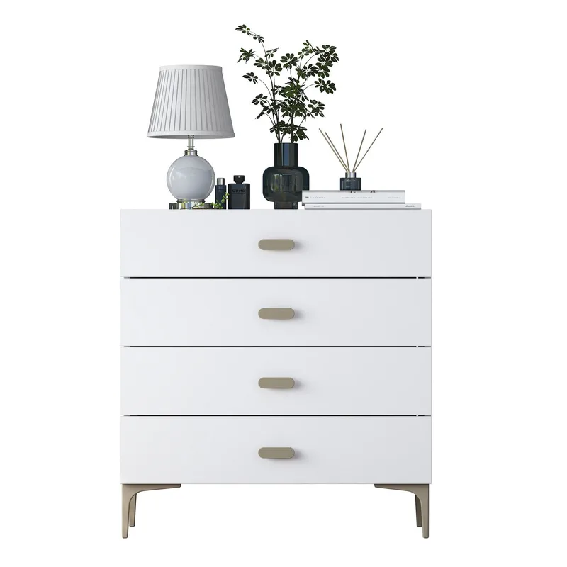 Lipasto Wallxpert Cleo-hylly (85,6 x 90,7 x 45 cm) valkoinen - Valkoinen - Säilytys - Säilytyskalusteet - Lipasto