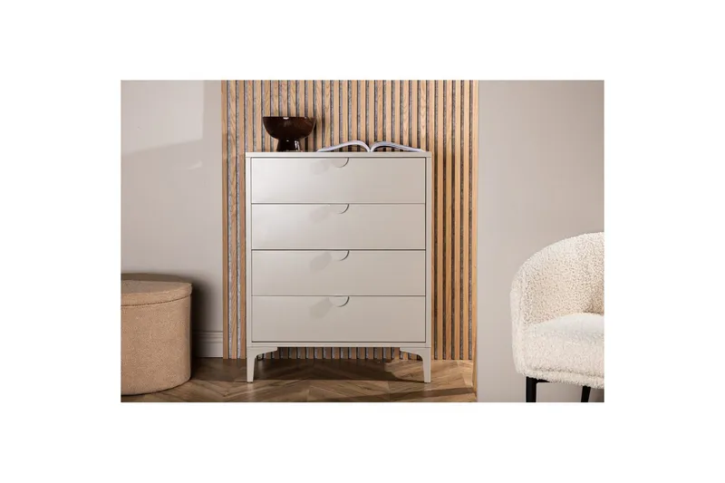 Lipasto Piring - beige, 40x78x98 - Säilytys - Säilytyskalusteet - Lipasto