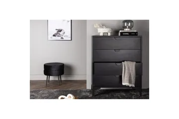 Lipasto Piring - Musta, 40x78x98 - Säilytys - Säilytyskalusteet - Lipasto