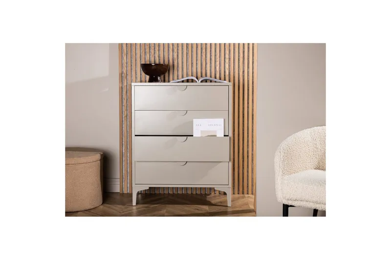 Lipasto Piring - beige, 40x78x98 - Säilytys - Säilytyskalusteet - Lipasto