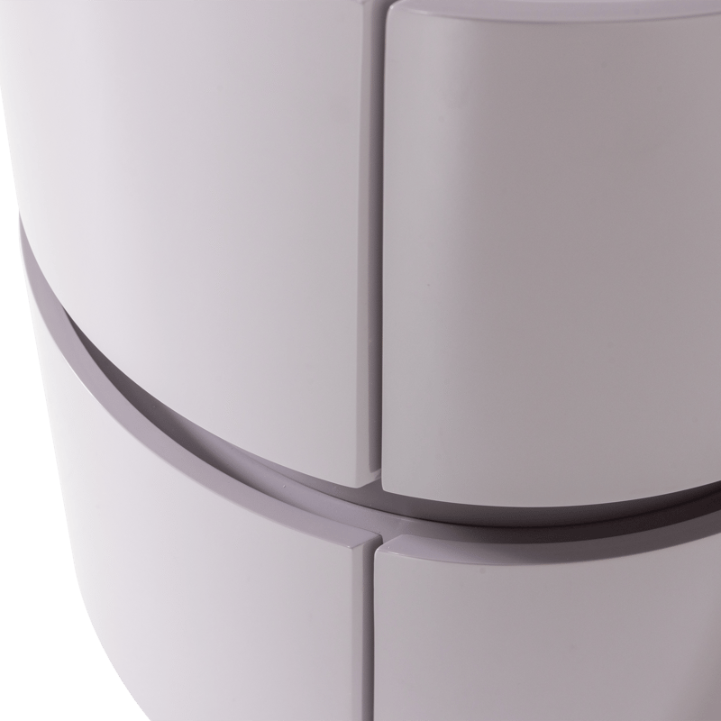 Lipasto/Yöpöytä Lunex 40 cm - Vaaleanharmaa - Huonekalut - Pöytä & ruokailuryhmä - Apupöytä & sivupöytä - Yöpöytä