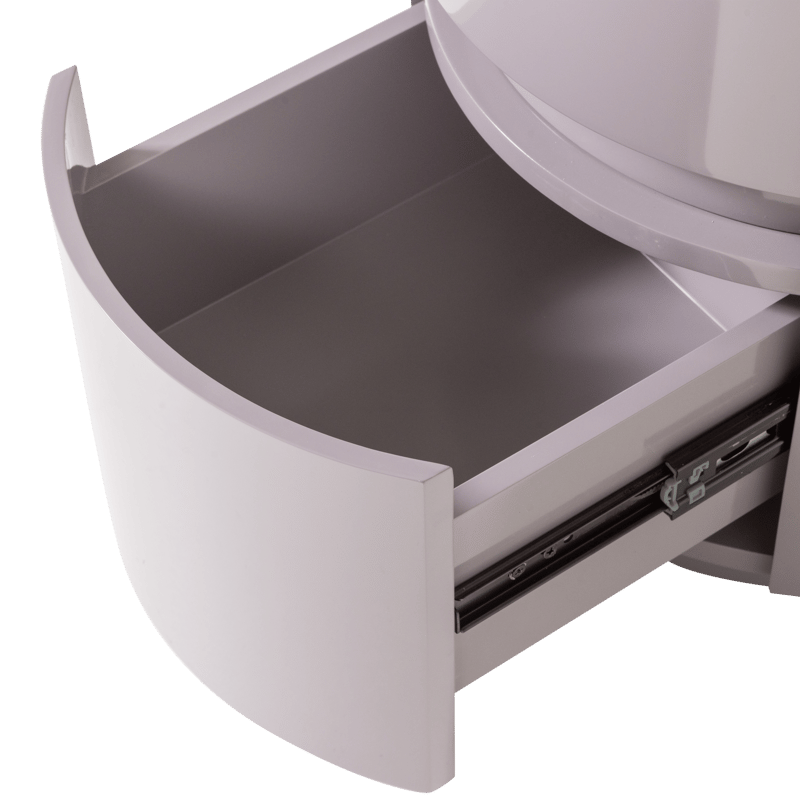 Lipasto/Yöpöytä Lunex 40 cm - Vaaleanharmaa - Huonekalut - Pöytä & ruokailuryhmä - Apupöytä & sivupöytä - Yöpöytä