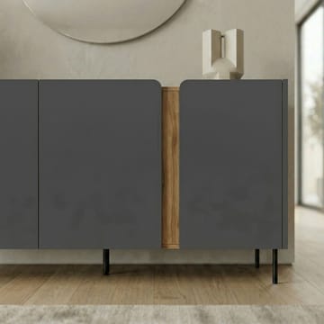 Lomar konsolipöytä 150x82,9x40,5 cm - Antrasiitti/Luonnontammi musta - Säilytys - Säilytyskalusteet - Senkki