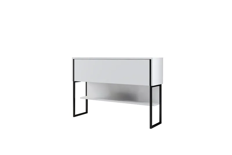 Luxe Lipasto 120 cm, Musta/Valkoinen