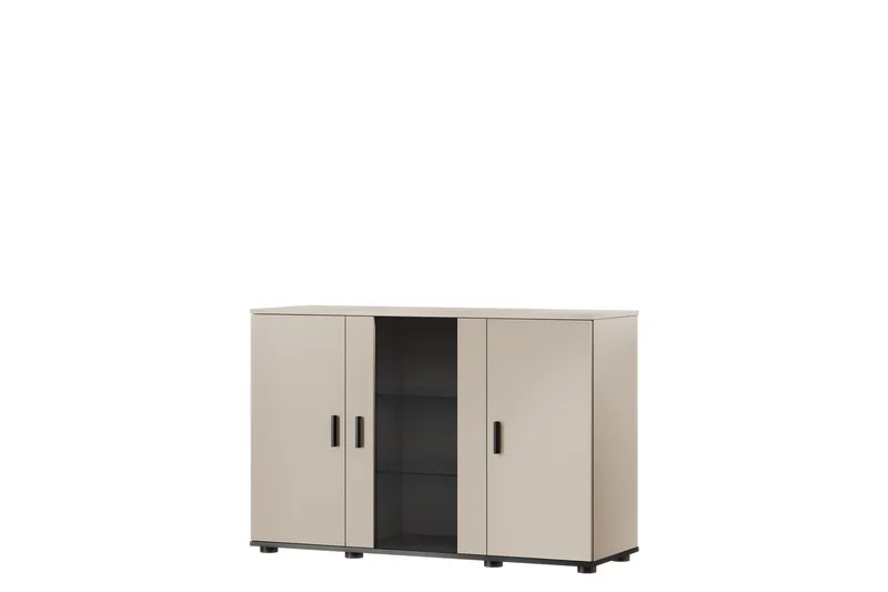 Lyrosen senkki 120 cm vaaleaa puuta, Beige
