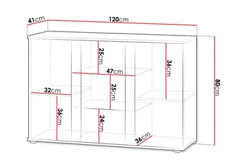 Lyrosen Senkki 120x41 cm - Beige - Säilytys - Säilytyskalusteet - Senkki