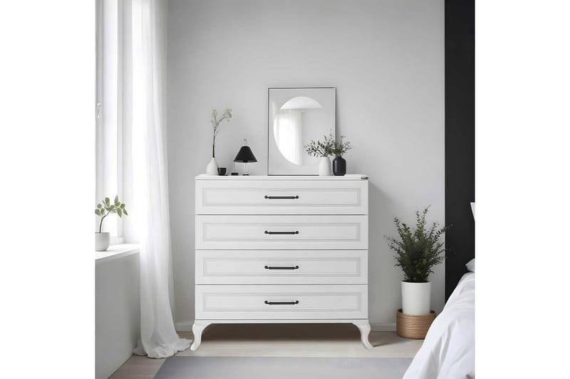Matul lipasto 90 cm - Valkoinen - Säilytys - Säilytyskalusteet - Lipasto