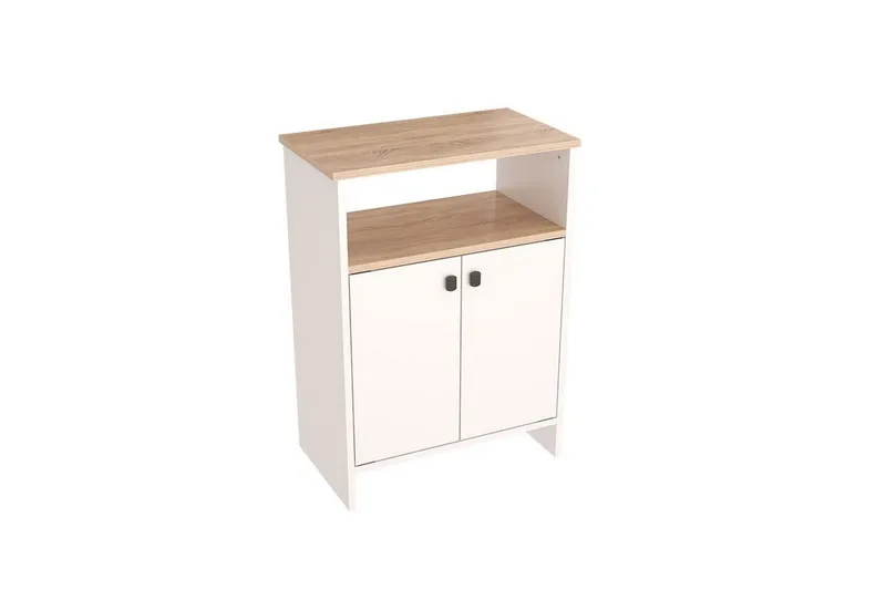 Monikäyttöinen kaappi Cladells-sonomo / valkoinen - Valkoinen - Säilytys - Säilytyskalusteet - Lipasto