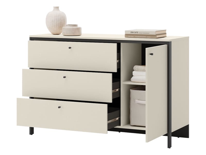 Navron Lipasto 136 cm - Beige - Säilytys - Säilytyskalusteet - Lipasto