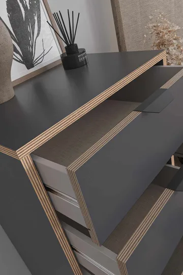 Olyros lipasto 105 cm - Antrasiitti - Säilytys - Säilytyskalusteet - Lipasto