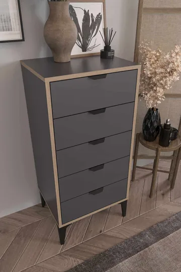 Olyros lipasto 105 cm - Antrasiitti - Säilytys - Säilytyskalusteet - Lipasto