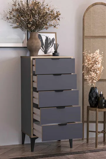 Olyros lipasto 105 cm - Antrasiitti - Säilytys - Säilytyskalusteet - Lipasto
