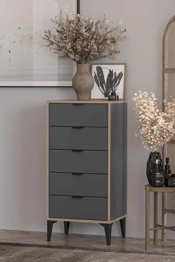 Olyros lipasto 105 cm - Antrasiitti - Säilytys - Säilytyskalusteet - Lipasto