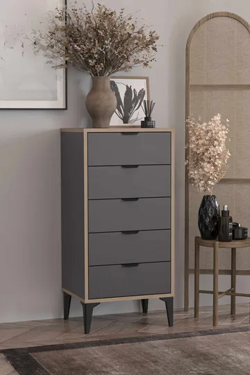 Olyros lipasto 105 cm - Antrasiitti - Säilytys - Säilytyskalusteet - Lipasto