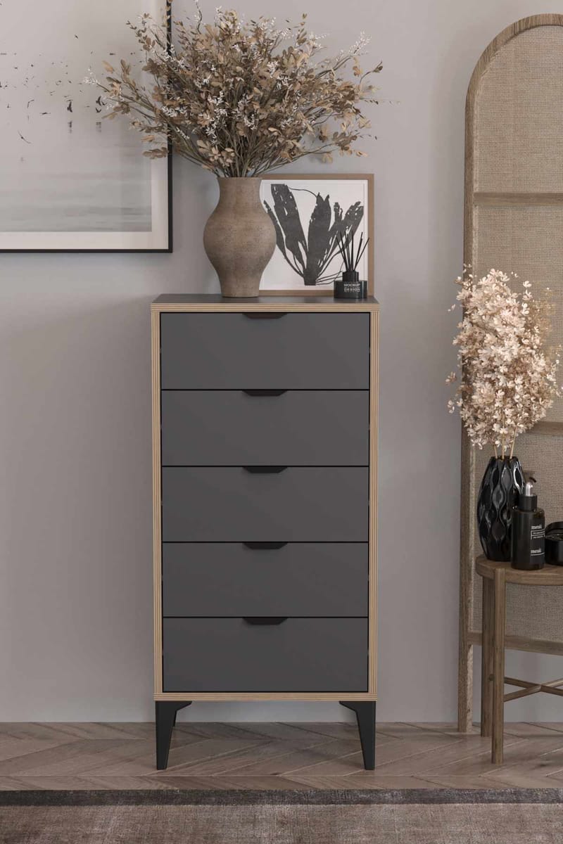 Olyros lipasto 105 cm - Antrasiitti - Säilytys - Säilytyskalusteet - Lipasto