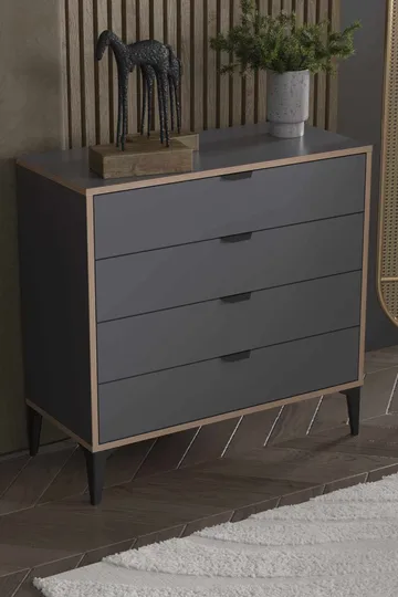 Olyros lipasto 90 cm - Antrasiitti - Säilytys - Säilytyskalusteet - Lipasto