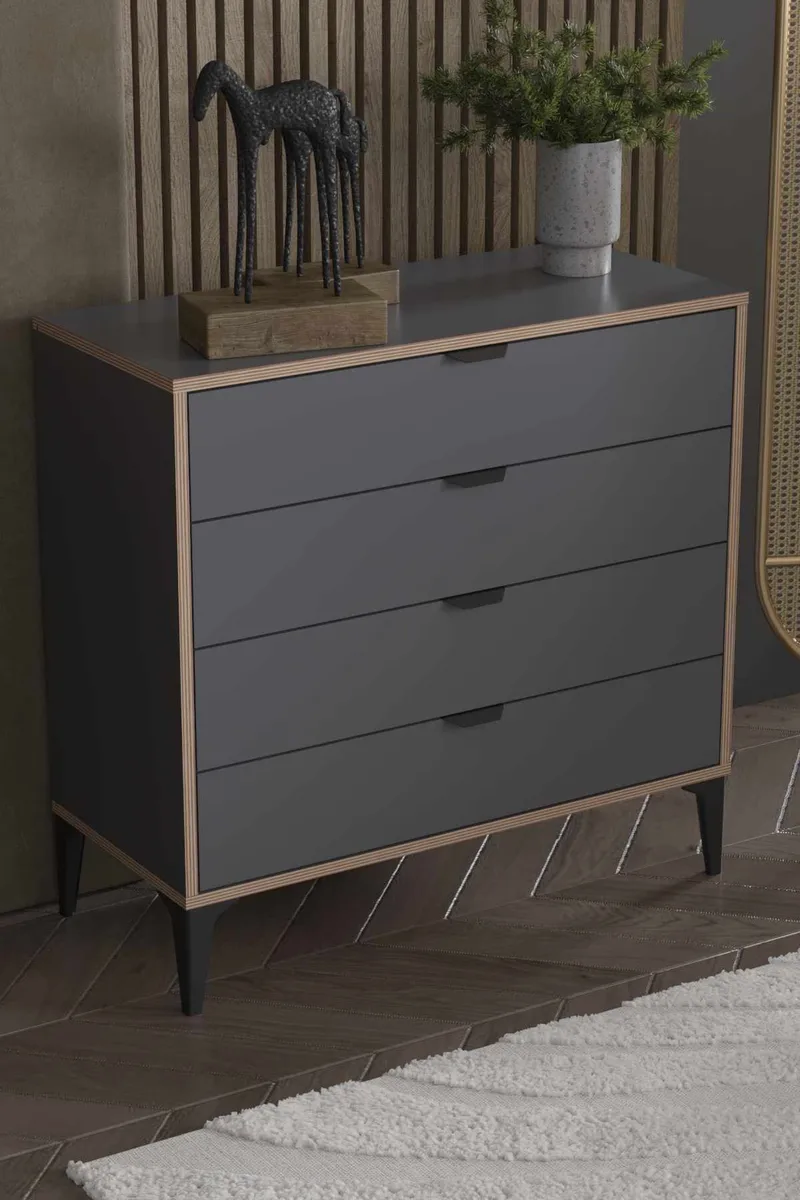 Olyros lipasto 90 cm - Antrasiitti - Säilytys - Säilytyskalusteet - Lipasto