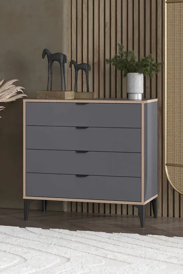 Olyros lipasto 90 cm - Antrasiitti - Säilytys - Säilytyskalusteet - Lipasto