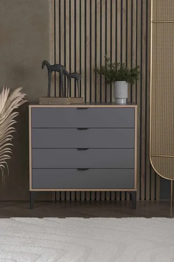 Olyros lipasto 90 cm - Antrasiitti - Säilytys - Säilytyskalusteet - Lipasto