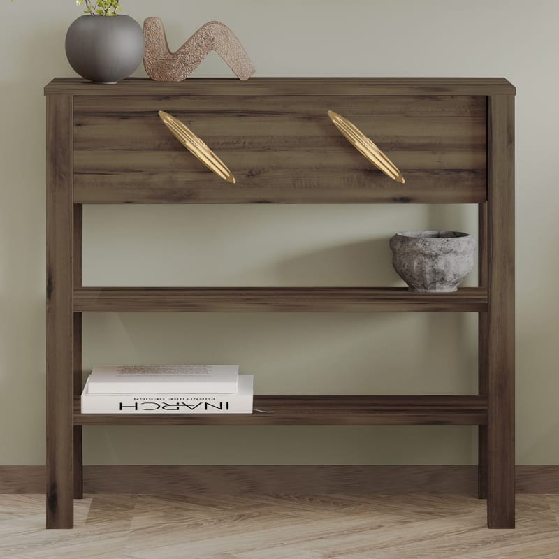 Relon lipasto 90x85x30 cm - Antiikkipähkinä - Säilytys - Säilytyskalusteet - Senkki