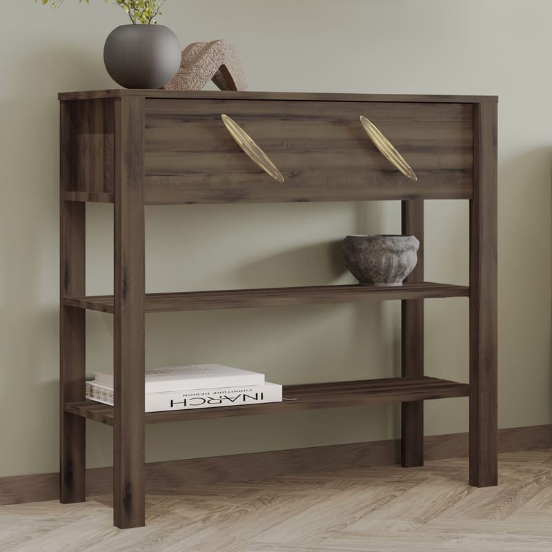 Relon lipasto 90x85x30 cm - Antiikkipähkinä - Säilytys - Säilytyskalusteet - Senkki