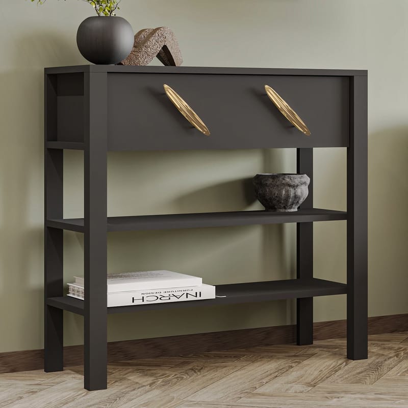 Relon lipasto 90x85x30 cm - Antrasiitti - Säilytys - Säilytyskalusteet - Senkki