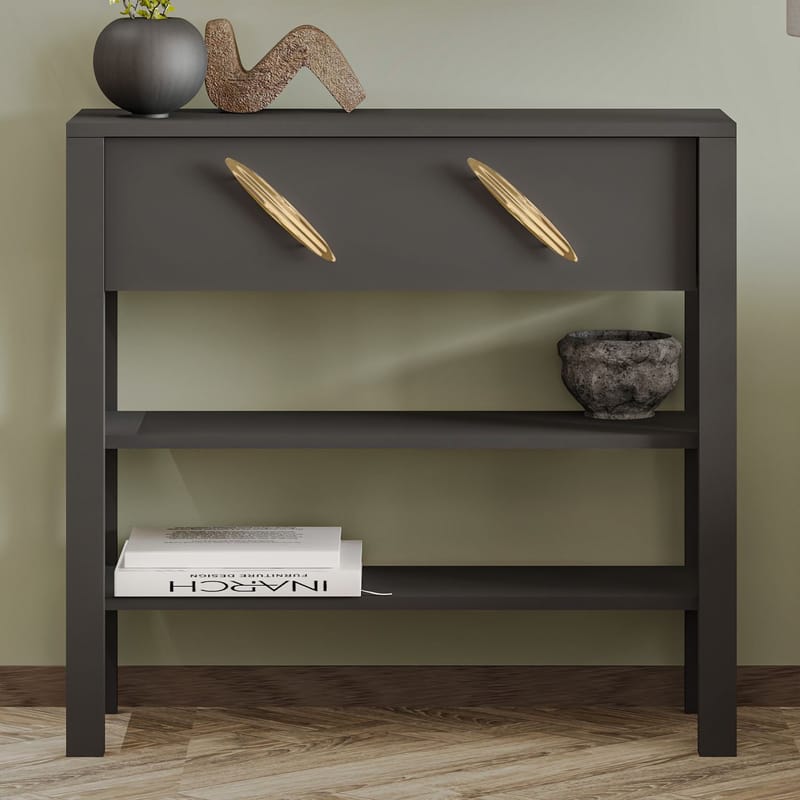 Relon lipasto 90x85x30 cm - Antrasiitti - Säilytys - Säilytyskalusteet - Senkki