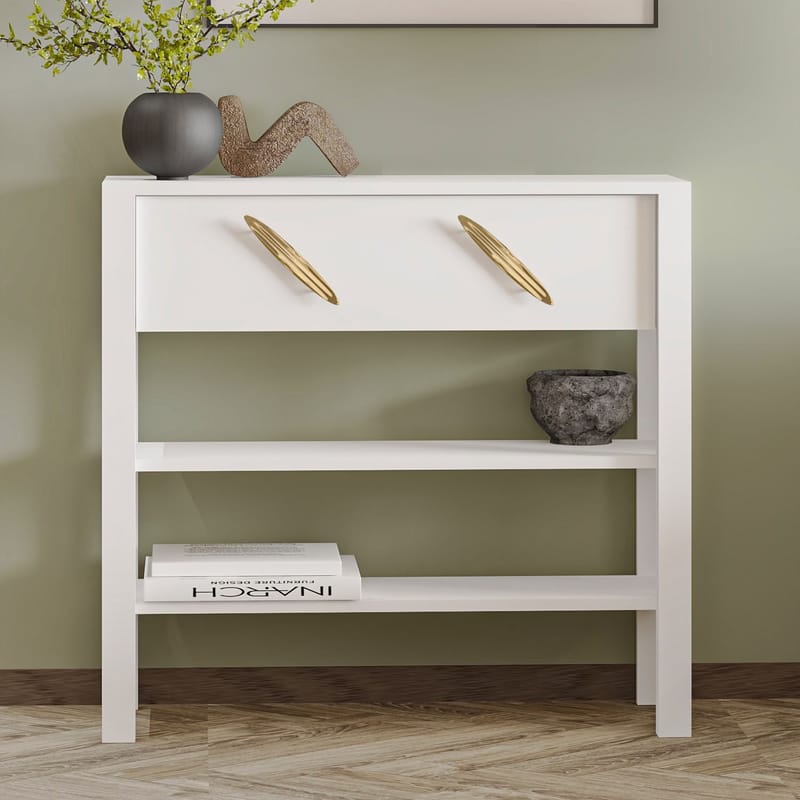 Relon lipasto 90x85x30 cm - Valkoinen - Säilytys - Säilytyskalusteet - Senkki