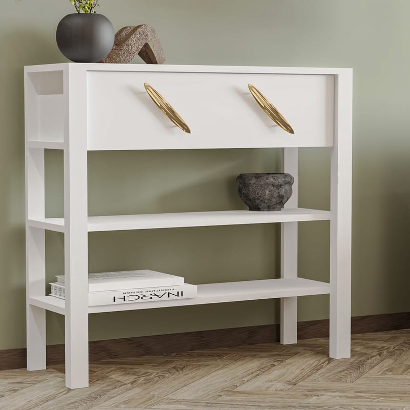 Relon lipasto 90x85x30 cm - Valkoinen - Säilytys - Säilytyskalusteet - Senkki