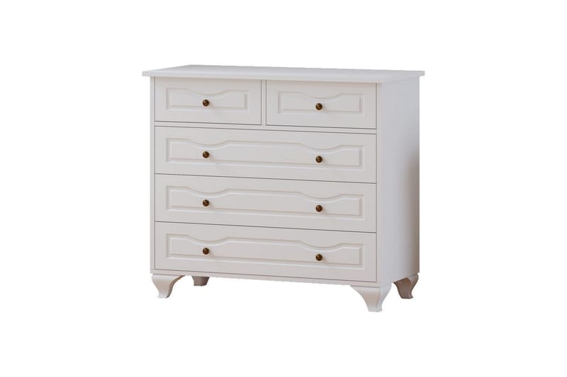 Rylic Lipasto 90 cm - Matta Valkoinen - Säilytys - Säilytyskalusteet - Lipasto