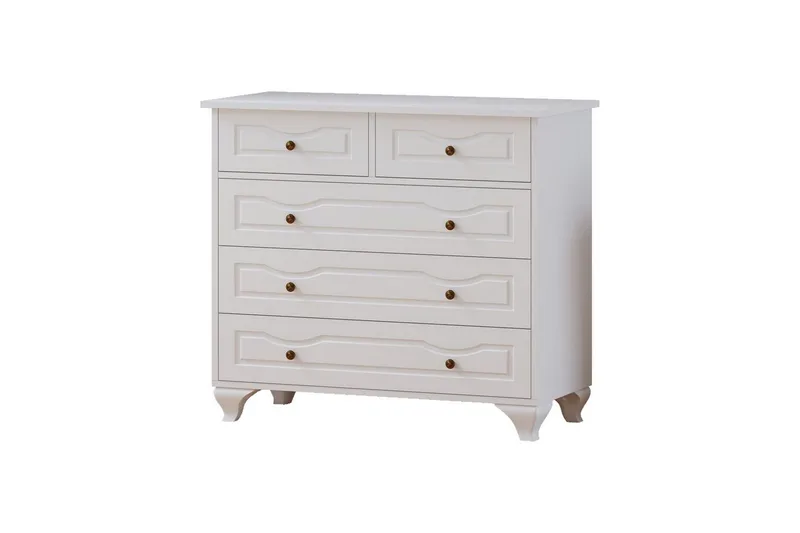 Rylic Lipasto 90 cm - Matta Valkoinen - Säilytys - Säilytyskalusteet - Lipasto