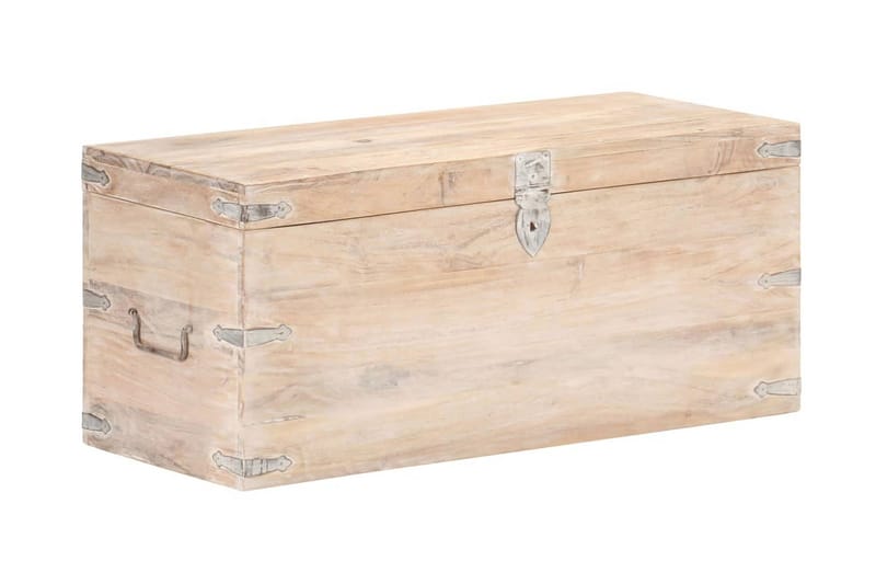 Arkku 90x40x40 cm täysi akaasiapuu - Säilytys - Säilytyskalusteet - Säilytysarkku