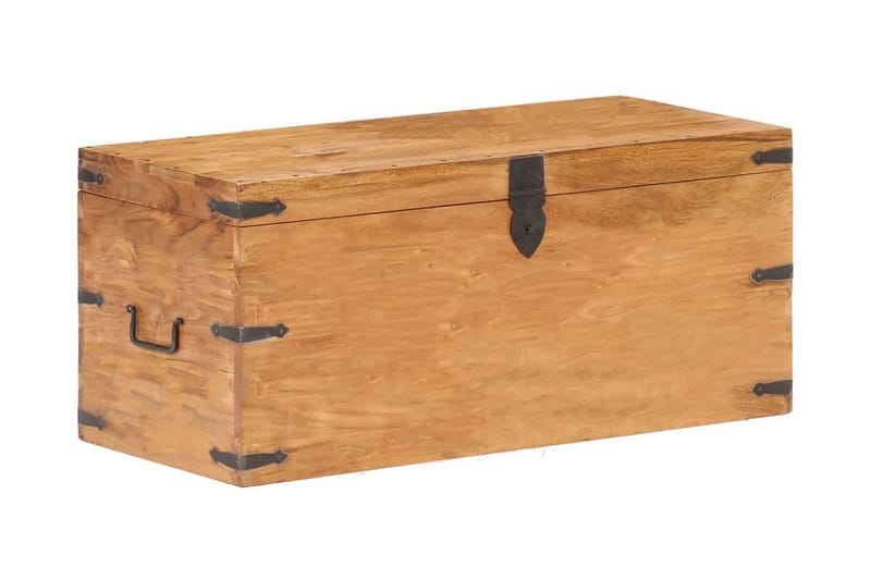 Arkku 90x40x40 cm täysi akaasiapuu - Säilytys - Säilytyskalusteet - Säilytysarkku