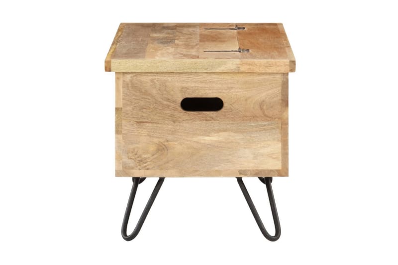 Arkku 90x40x45 cm täysi mangopuu - Säilytys - Säilytyskalusteet - Säilytysarkku