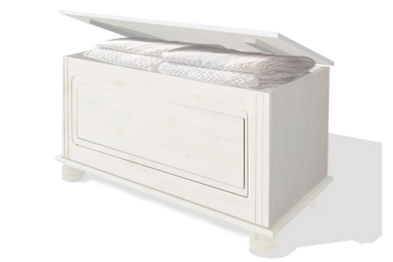 Arkku Fania 85 cm - Valkoinen - Säilytys - Säilytyskalusteet - Säilytysarkku