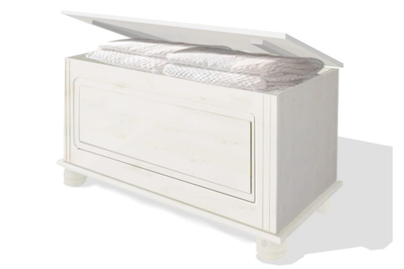 Arkku Fania 85 cm - Valkoinen - Säilytys - Säilytyskalusteet - Säilytysarkku