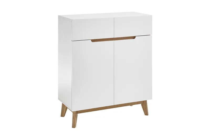 Eteisarkku Marleny 85 cm, Valkoinen/Tammi