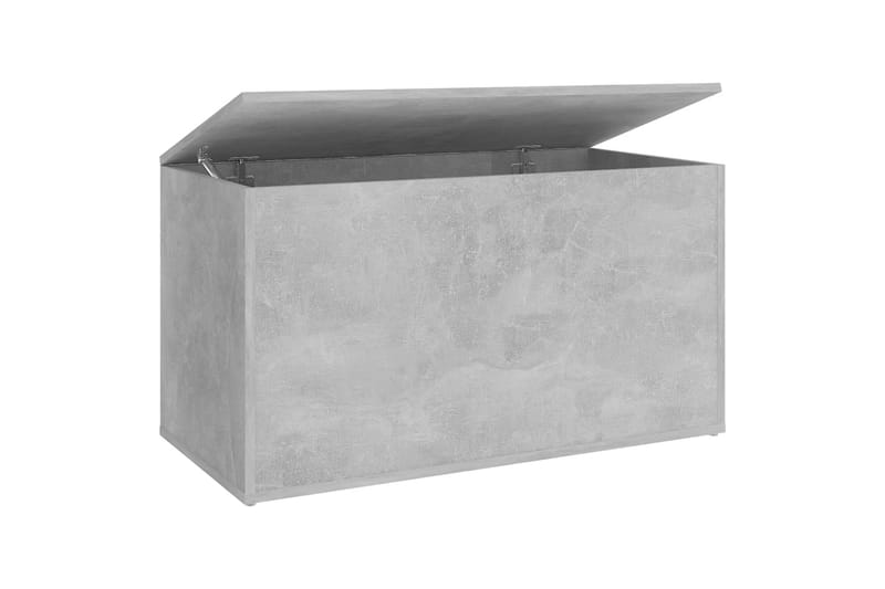 Säilytysarkku betoninharmaa 84x42x46 cm lastulevy - Säilytys - Säilytyskalusteet - Säilytysarkku