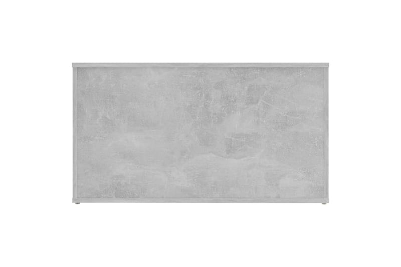 Säilytysarkku betoninharmaa 84x42x46 cm lastulevy - Säilytys - Säilytyskalusteet - Säilytysarkku
