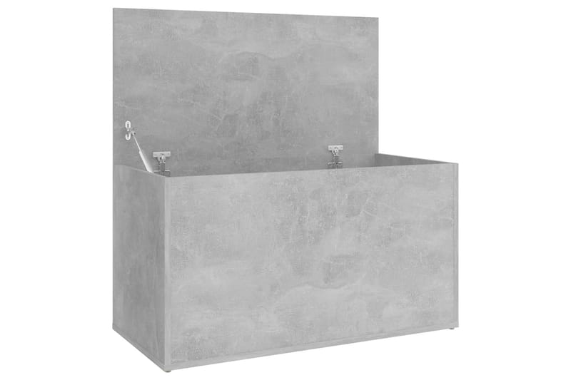 Säilytysarkku betoninharmaa 84x42x46 cm lastulevy - Säilytys - Säilytyskalusteet - Säilytysarkku